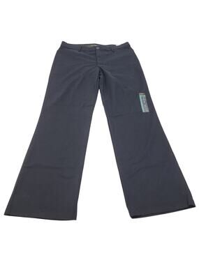 Lee Mid Rise trouser pants bootcut boot black ultra lux career 14 office NWT